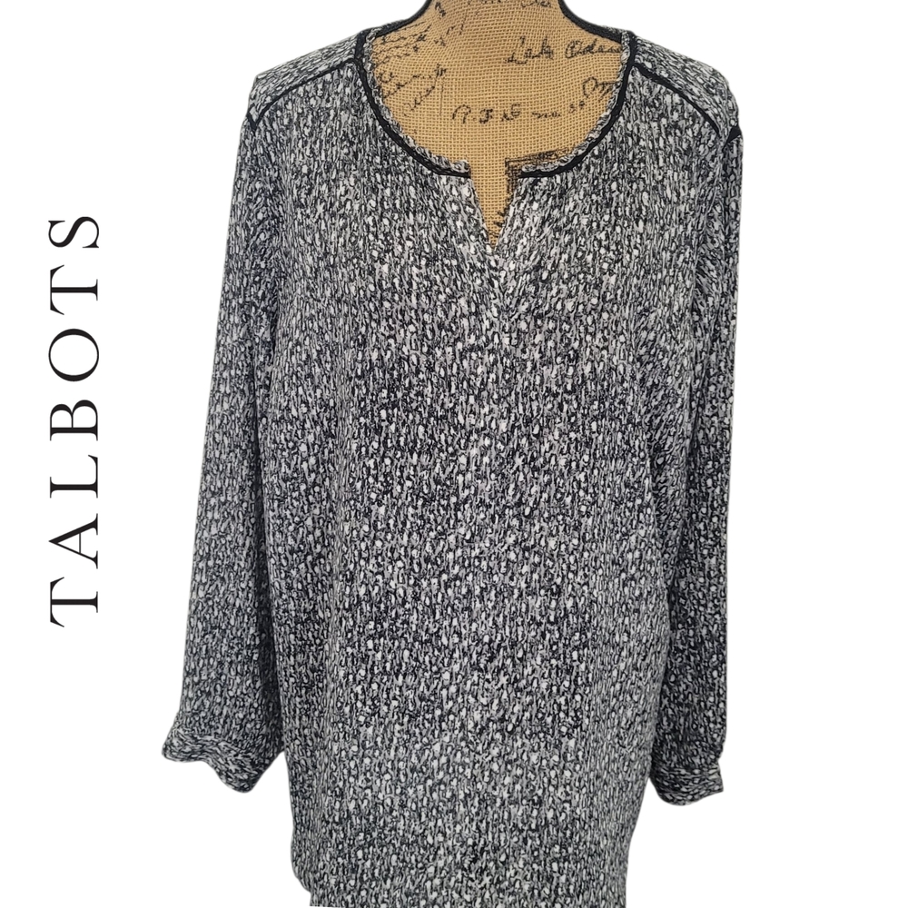 Talbots Monochrome Women's Blouse